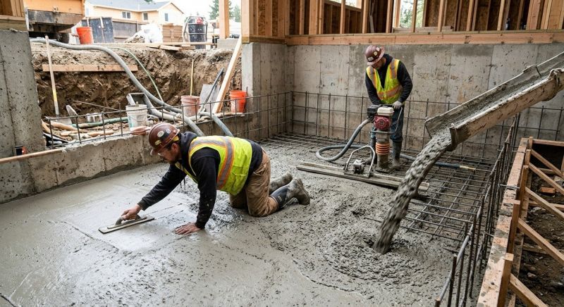 Basement Concrete Installation in Boyne City, MI