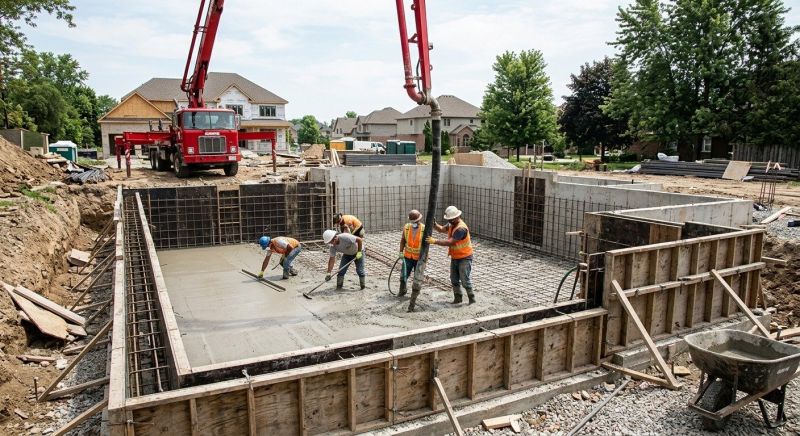Basement Concrete Installation in Gaylord, MI