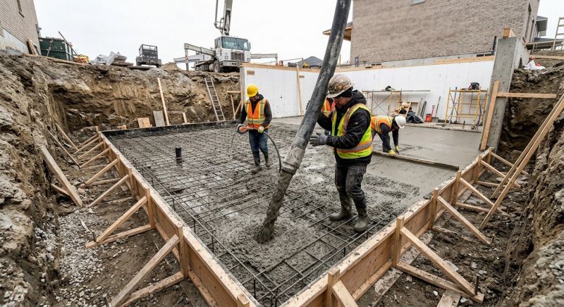 Basement Concrete Pouring in Gaylord, MI