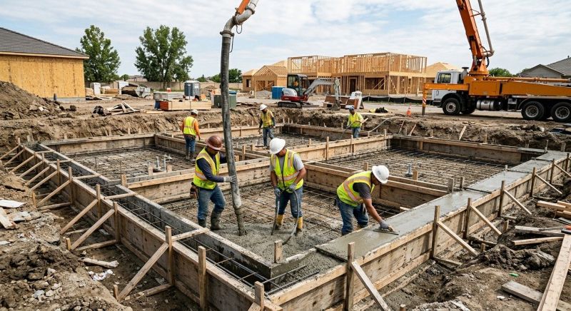 Cement Foundation Installation in Gaylord, MI