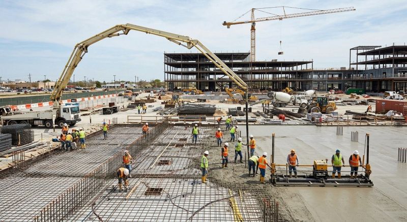 Commercial Slab Installation in Antrim County, MI