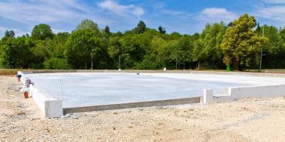 Commercial Slab Installation in Gaylord, MI