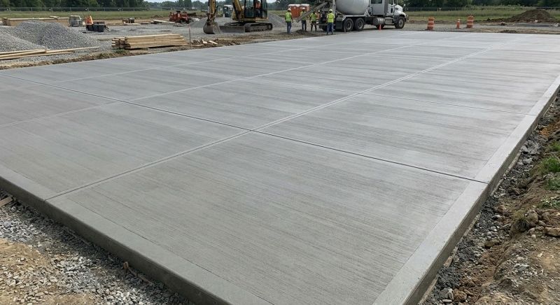 Commercial Slab Installation in Wolverine, MI