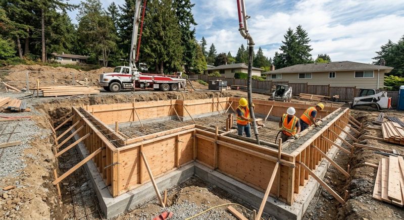 Concrete Foundation Installation in Johannesburg, MI