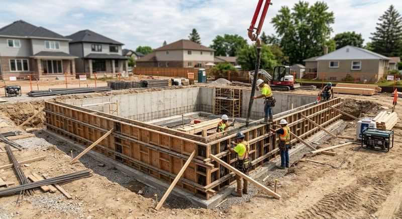 Foundation Construction in Boyne City, MI
