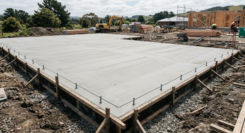 Foundation Slab Construction in Gaylord, MI
