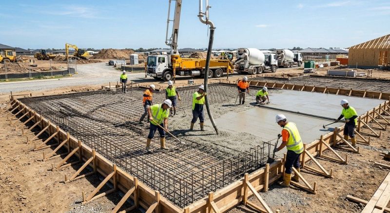 Foundation Slab Construction in Gaylord, MI