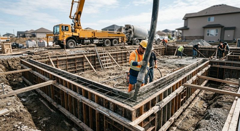 Foundation Wall Pouring in Antrim County, MI