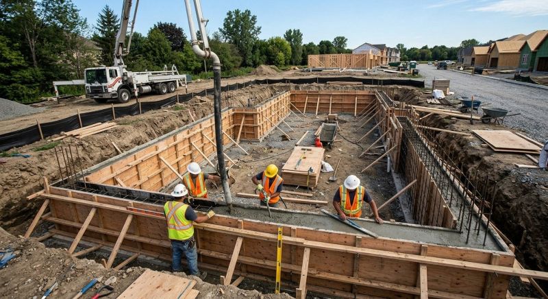 Home Foundation Installation in Lewiston, MI